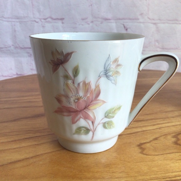 Vintage Scherzer Bavaria Floral Porcelain Mugs - Set of 2 - Picture 6 of 10